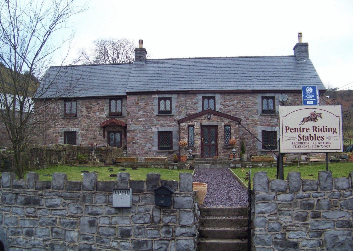 Pentre Riding Stables Otel Abercraf Dış mekan fotoğraf